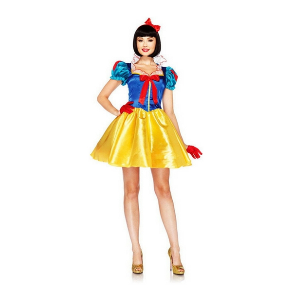 fantasia branca de neve simples