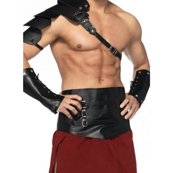 Fantasia Masculina De Guerreiro Gladiador Romano, Cosplay