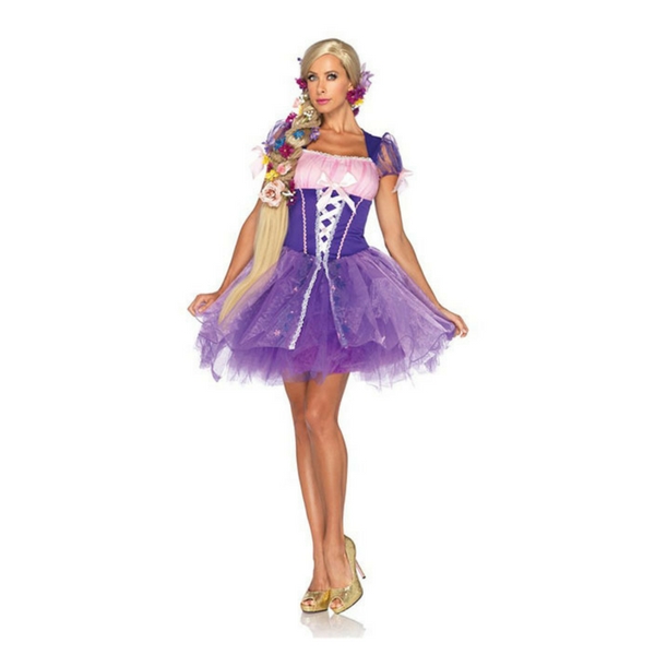 Fantasia Rubies Classica Rapunzel Roxa - Compre Agora
